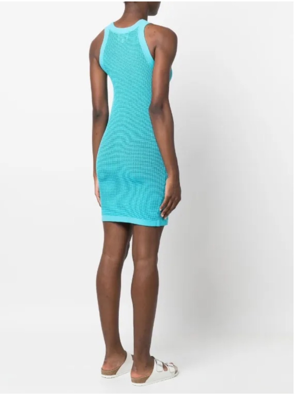 NWT Solid & Striped The Carson Mini Dress in Cerulean Blue. Size S - Picture 4 of 14